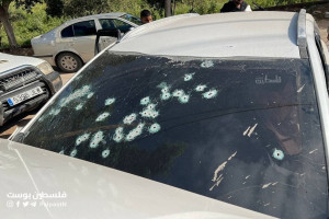 The car of the Palestinian terrorist Mohammed Daraghmah who was killed in Tubas city, on April 12, 2024 (Photo: X).