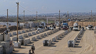 An American company is inspecting thousands of vehicles from Gaza as they try to move north (Photo used under section 27A of the copyright law).