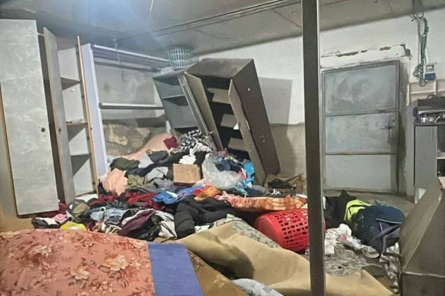 A Palestinian home after a Jewish settler attack in the village of Jinba, Masafer Yatta.
Photo: From social media, used under Section 27A of the Copyright Law.