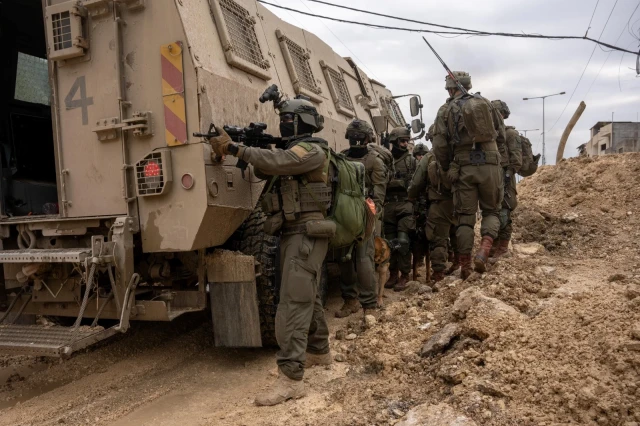 IDF soldiers operate in Nur al-Shams refugee camp in February 2025. 
Photo: IDF Spokesperson