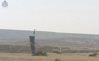 Testing of the "Iron Sting" (Photo: screenshot Israel Ministry of Defense Spokesperson's Office video)