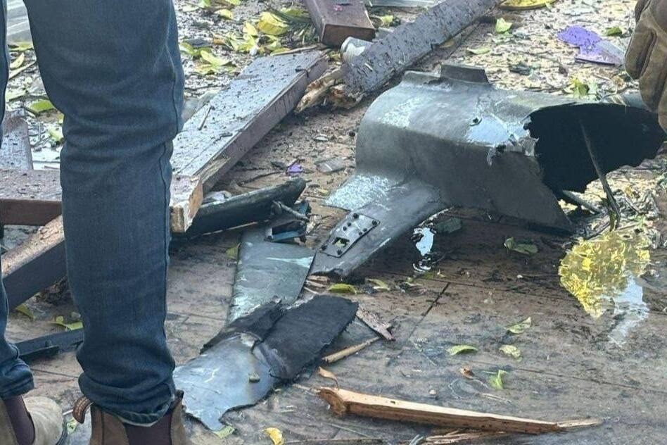 Part of drone in Yavneh attack. 
Screenshot used under Section 27a of the Copyright law.