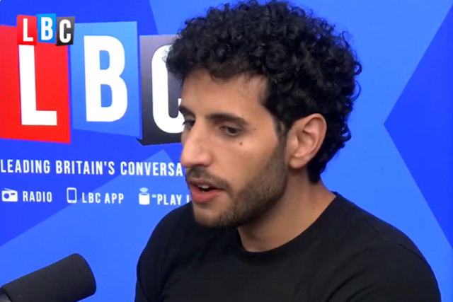Nuseir Yassin (Nas Daily) during a recent interview on LBC News. (Photo: Screenshot)