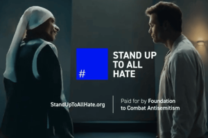 NFL star Tom Brady and rapper Snoop Dogg join the Foundation to Combat Antisemitism in a Super Bowl ad calling to “Stand Up to All Hate.”
Photo: Screenshot from the ad, used under Section 27A of the Copyright Law.