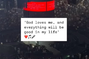 Crowd in Tel Aviv Stadium Photo: Screenshot from social media - used under section 27A of the copyright law