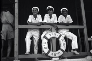 Israeli Navy camp, Haifa — January 1, 1948.
(Photo: KKL Archive)