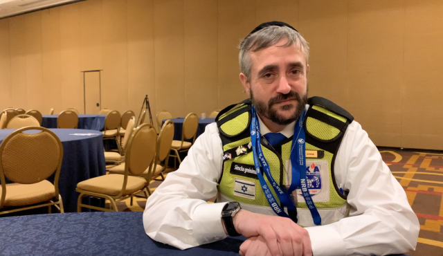 Simcha Grieniman at NRB 2024 
Photo: All Israel News