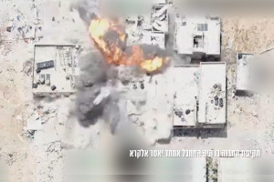 The IAF struck and killed Hamas terrorist Ahmed Yasser Alkara in Khan Younis, an anti-tank operative who participated in the October 7 attacks (Photo: Screenshot from IDF video).