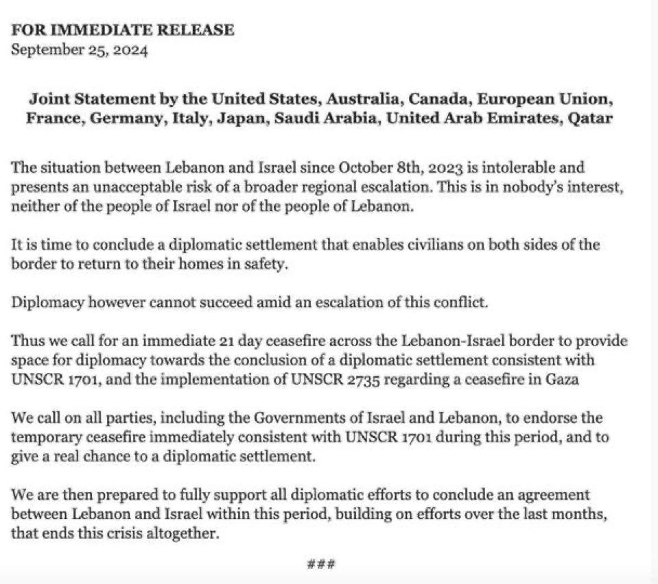 From:

https://allisrael.com/israel-on-verge-of-all-out-invasion-of-southern-lebanon-netanyahu-vows-full-force-but-biden-macron-un-demanding-immediate-ceasefire-for-21-days