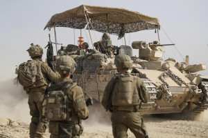 Troops of the Givati Brigade, under the command of the 162nd Division, are operating in the Beit Hanoun area in the northern Gaza Strip, July 31 2025. photo: IDF