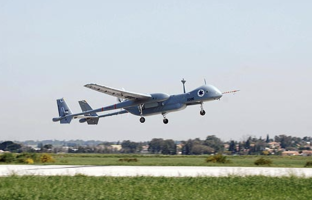 Illustrative: Israeli-made drone, Heron-1 (Photo: Israel Aerospace Industries)