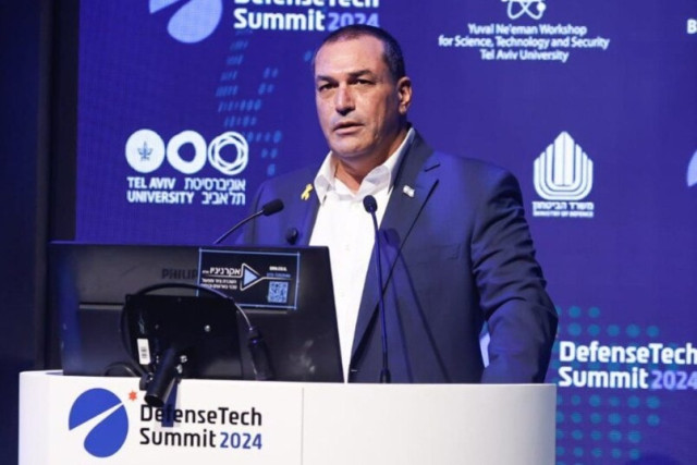 Maj. Gen. (Res.) Eyal Zamir, Director General of the Israel Ministry of Defense, at the International Defense-Tech Summit in Tel Aviv, December 10, 2024.