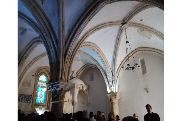 Inside the Upper Room. Picture from March 27, 2019 (Photo: Aaron Goel-Angot).