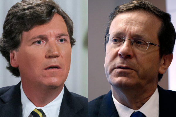 Israeli President threatens to sue Tucker Carlson after false allegations that Herzog visited Jeffrey Epstein’s island of sexual debauchery