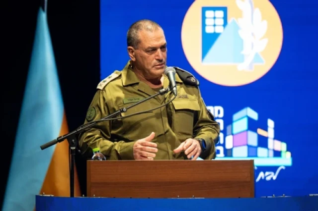 IDF Chief of Staff, Eyal Zamir, speaking at the "Leaders on the Home Front" conference, 6 January , 2026 Photo: IDF